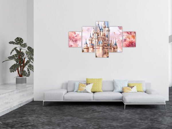 Obraz - Bajkowy zamek (125x70 cm)