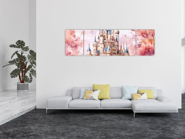 Obraz - Bajkowy zamek (170x50 cm)