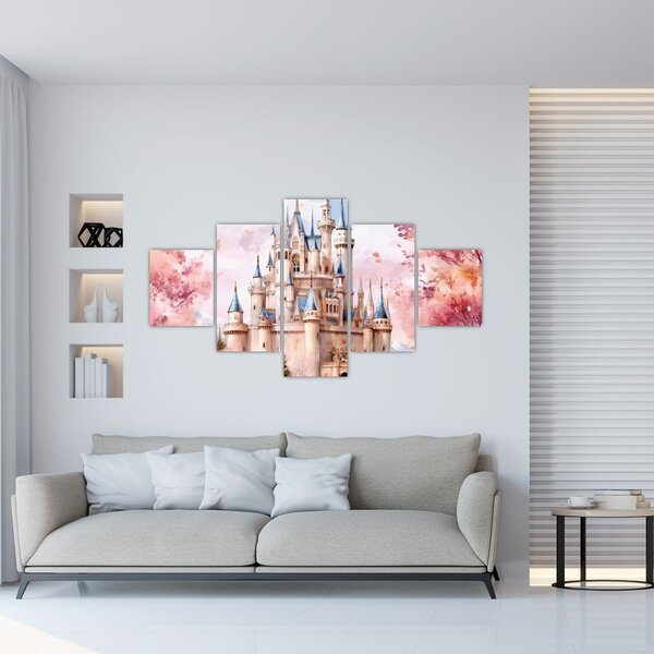 Obraz - Bajkowy zamek (125x70 cm)