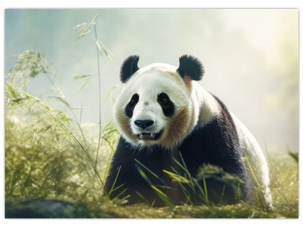 Obraz - Panda (70x50 cm)