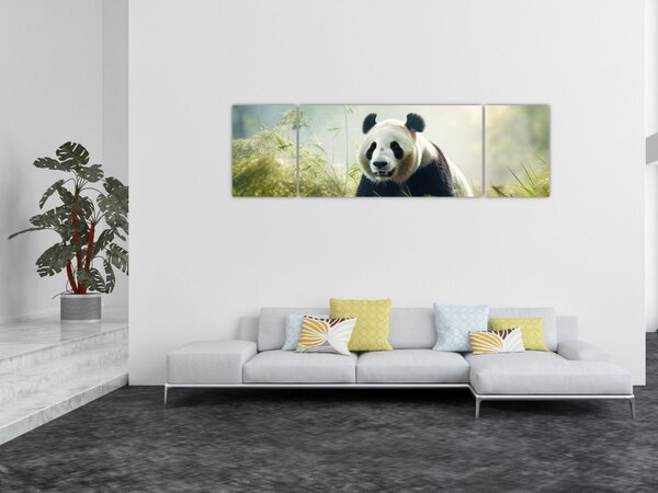 Obraz - Panda (170x50 cm)