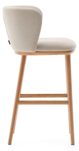 Beżowy hoker (wysokość siedziska 65 cm) Ciselia – Kave Home