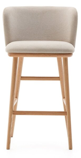 Beżowy hoker (wysokość siedziska 65 cm) Ciselia – Kave Home
