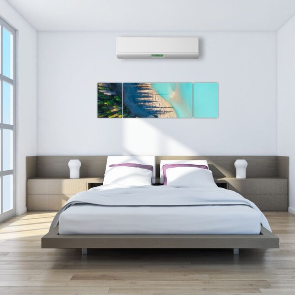 Obraz - Widok na jezioro (170x50 cm)