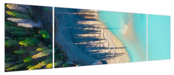 Obraz - Widok na jezioro (170x50 cm)