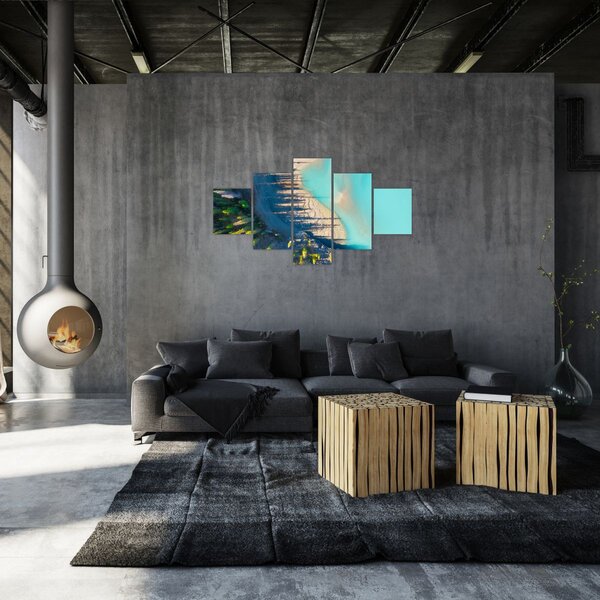 Obraz - Widok na jezioro (125x70 cm)