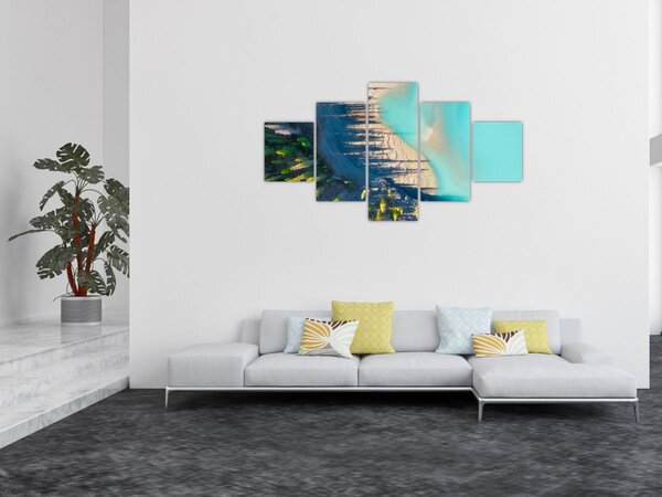 Obraz - Widok na jezioro (125x70 cm)