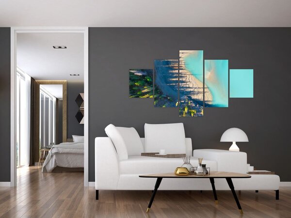 Obraz - Widok na jezioro (125x70 cm)