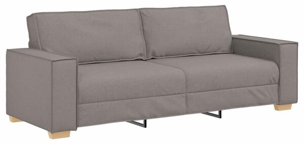 Sofa 3-osobowa taupe 180 cm tkanina