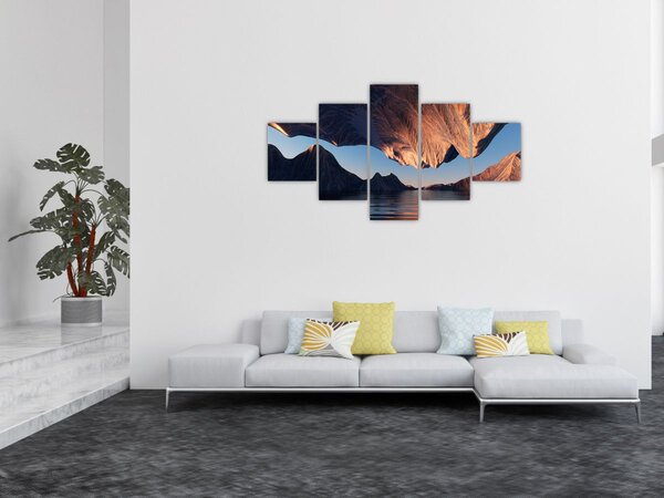 Obraz - Klify 3D (125x70 cm)