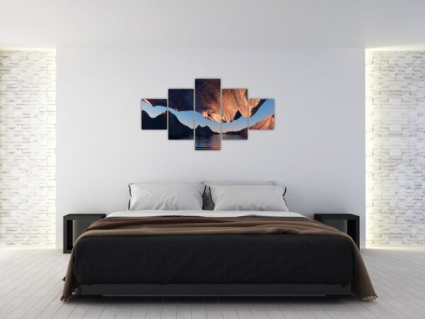 Obraz - Klify 3D (125x70 cm)