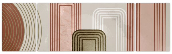 Obraz - Minimalistyczna ilustracja (170x50 cm)