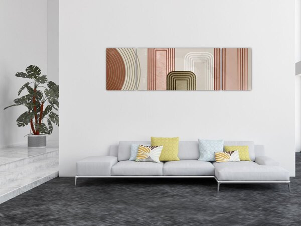 Obraz - Minimalistyczna ilustracja (170x50 cm)