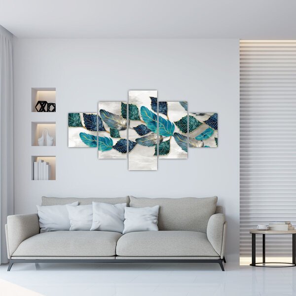Obraz - Ilustracja pióra (125x70 cm)