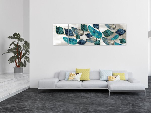 Obraz - Ilustracja pióra (170x50 cm)