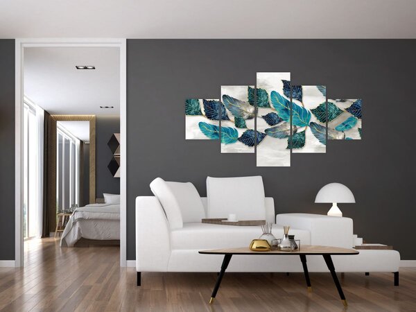 Obraz - Ilustracja pióra (125x70 cm)