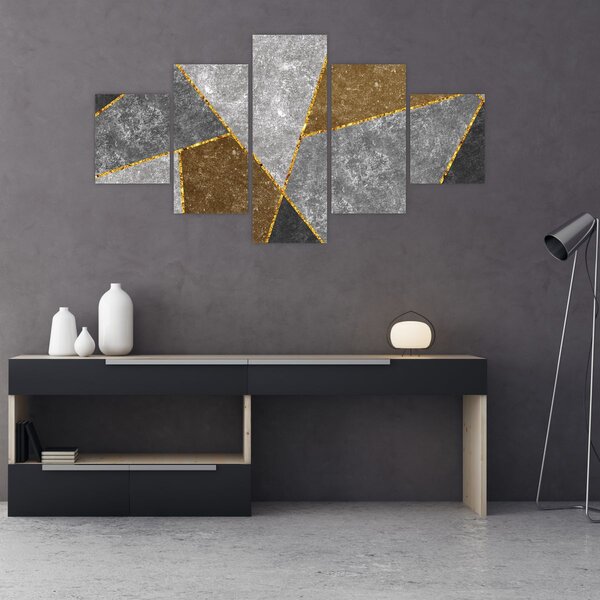 Obraz - Imitacja materiałów (125x70 cm)