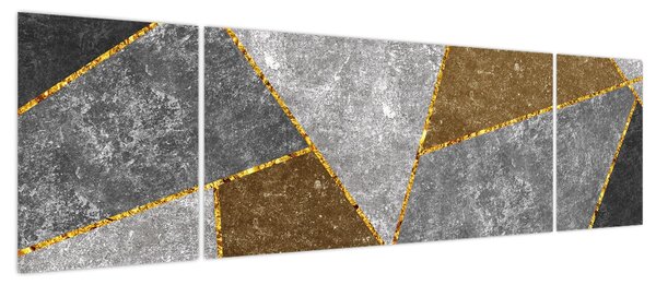 Obraz - Imitacja materiałów (170x50 cm)