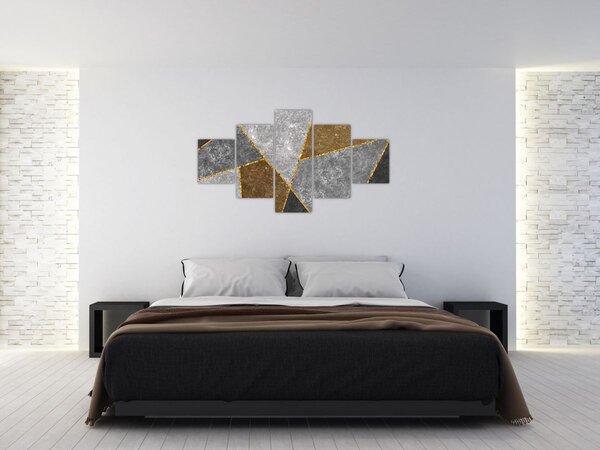 Obraz - Imitacja materiałów (125x70 cm)