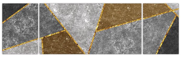 Obraz - Imitacja materiałów (170x50 cm)