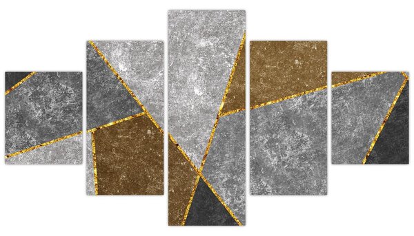 Obraz - Imitacja materiałów (125x70 cm)