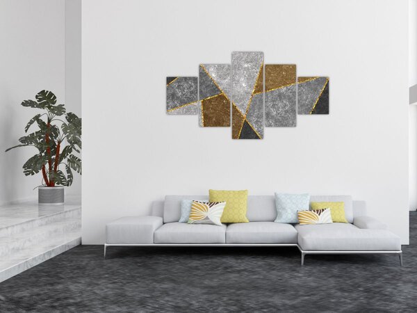 Obraz - Imitacja materiałów (125x70 cm)