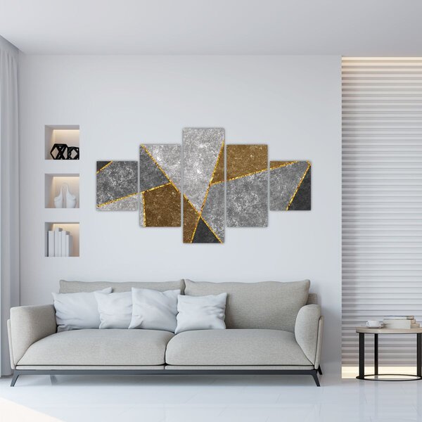 Obraz - Imitacja materiałów (125x70 cm)