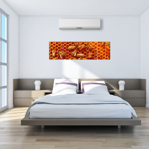 Obraz - Plaster miodu (170x50 cm)