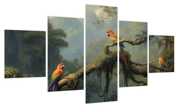 Obraz - Las tropikalny (125x70 cm)