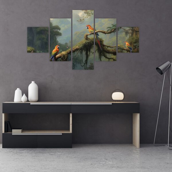 Obraz - Las tropikalny (125x70 cm)