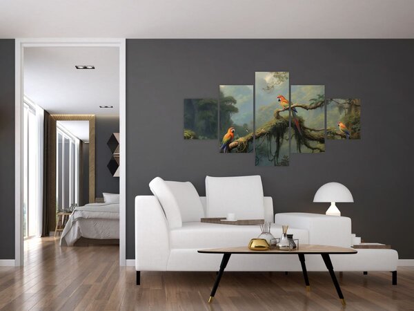 Obraz - Las tropikalny (125x70 cm)