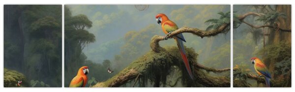 Obraz - Las tropikalny (170x50 cm)