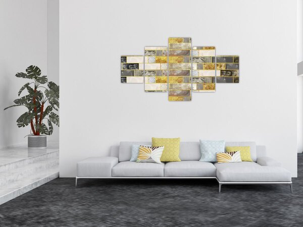 Obraz - Dekoracje z teksturami (125x70 cm)