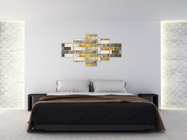 Obraz - Dekoracje z teksturami (125x70 cm)