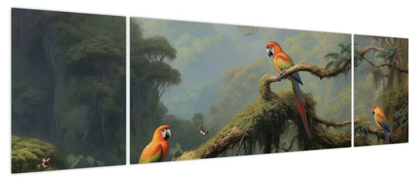 Obraz - Las tropikalny (170x50 cm)
