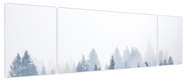 Obraz - Mglisty las (170x50 cm)