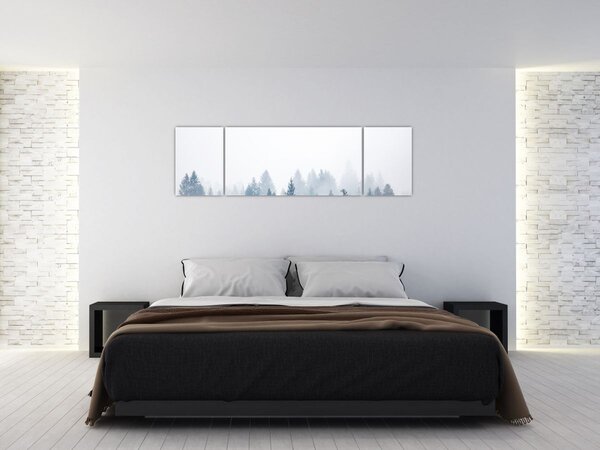 Obraz - Mglisty las (170x50 cm)