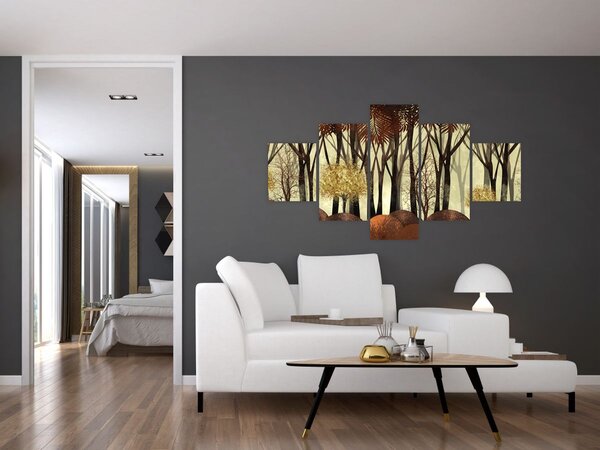 Obraz - Las dekoracyjny (125x70 cm)