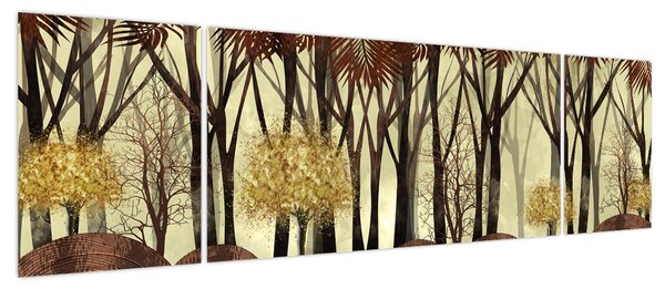 Obraz - Las dekoracyjny (170x50 cm)