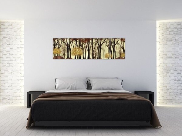 Obraz - Las dekoracyjny (170x50 cm)