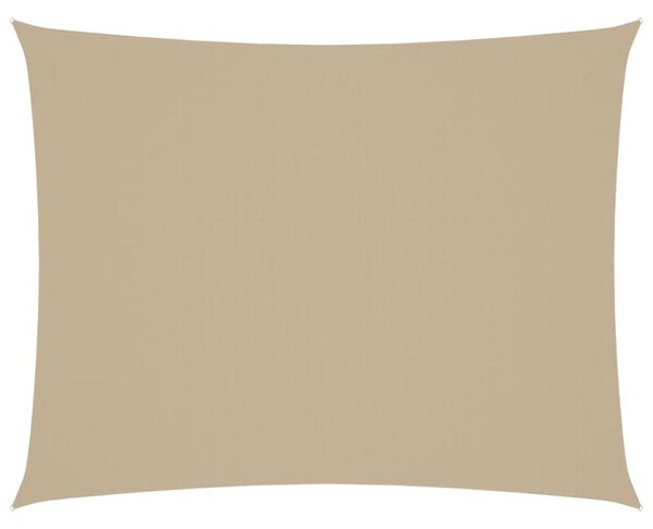 Prostokątny żagiel ogrodowy, tkanina oxford, 2x3 m, beżowy