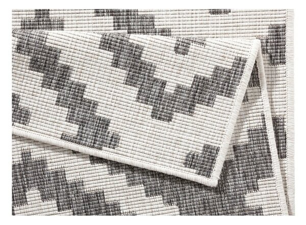 Szary chodnik dwustronny NORTHRUGS Malta, 80x345 cm