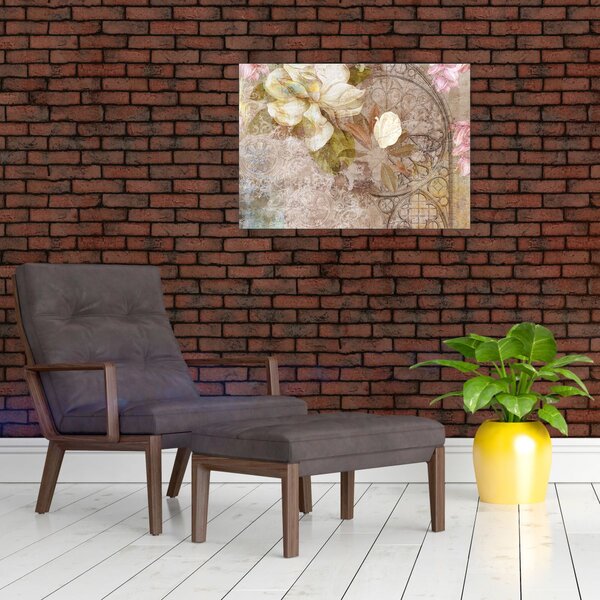 Obraz - Ozdoba kwiatowa (70x50 cm)