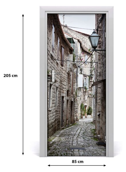 Fototapeta samoprzylepna DRZWI Uliczka Chorwacja