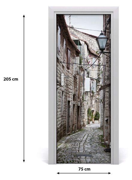 Fototapeta samoprzylepna DRZWI Uliczka Chorwacja