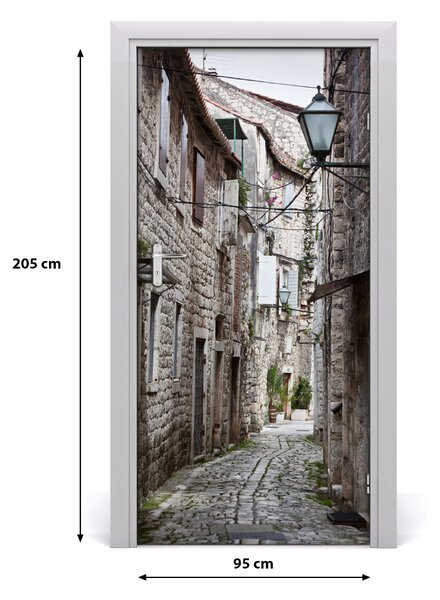 Fototapeta samoprzylepna DRZWI Uliczka Chorwacja
