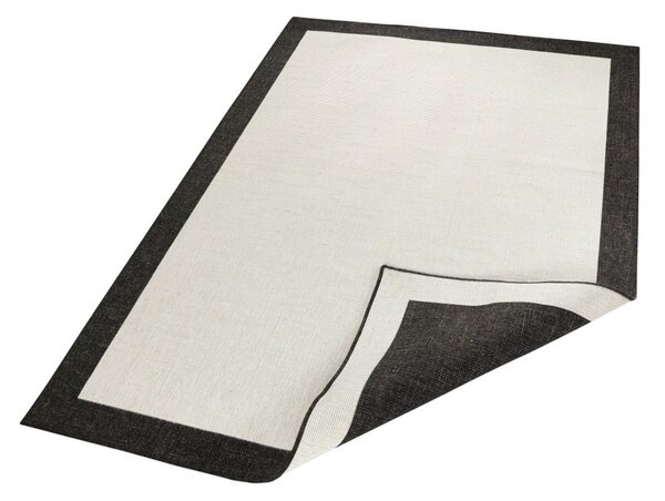 Czarno-kremowy dywan dwustronny NORTHRUGS Panama, 160x230 cm