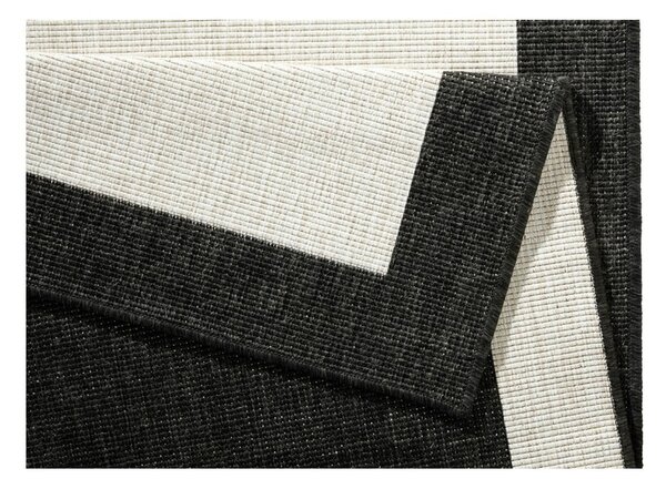 Czarno-kremowy dywan dwustronny NORTHRUGS Panama, 160x230 cm