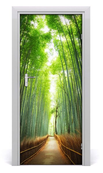 Fototapeta samoprzylepna DRZWI Ścieżka bambusy