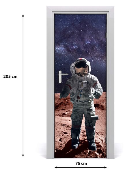 Fototapeta samoprzylepna na drzwi Astronauta